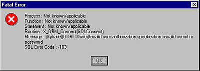 Error Message