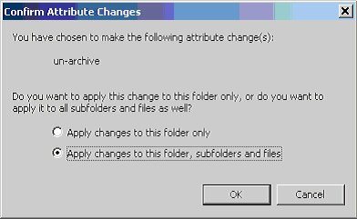 Fig 3. Confirm Attribute Changes