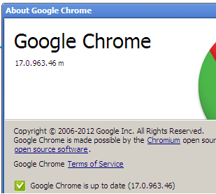 About Chrome 17