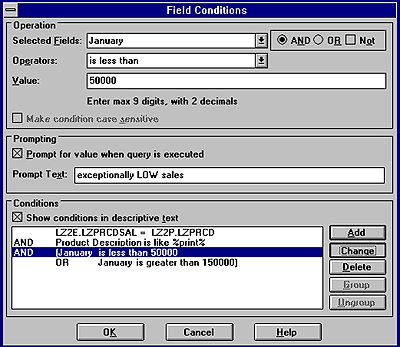 Field Conditions