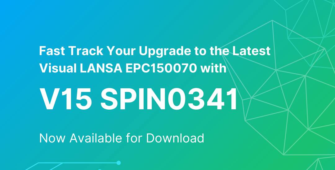 LANSA V15 SPIN0341