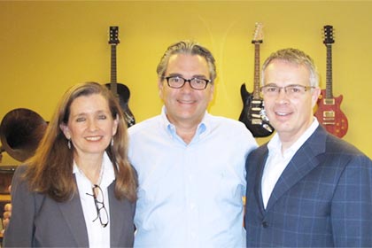 From left to right: Ellen Rosa, Director of Core Applications Engineering, Gary Churgin, President and CEO, and Lou Trebino, Senior Vice President and CIO