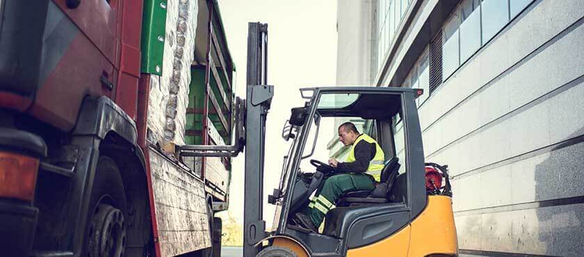 Loading a truck