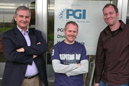 PGI Nonwoven's IT development team, from left to right Fred Rambow, Robert Buteijn and Enrico van Dinten