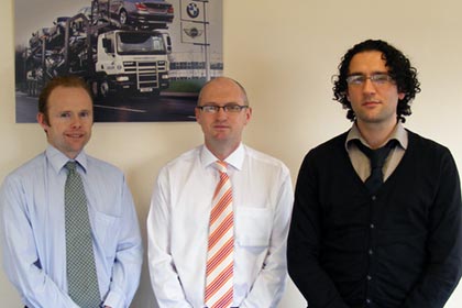 The Walon IT team: (From left to right) Tim Wiseman - UK IT Manager, Colin Williams - Head of IT and Stuart Smith - Project Vision Manager.