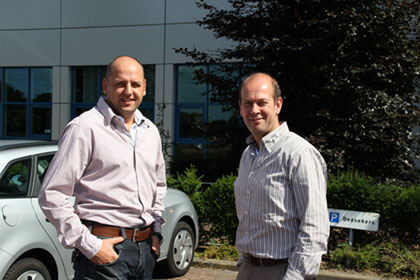 Michèl Thewessen, Manager ICT at ZON (left) and Wil Westerburger, Operational Manager at ZON (right)
